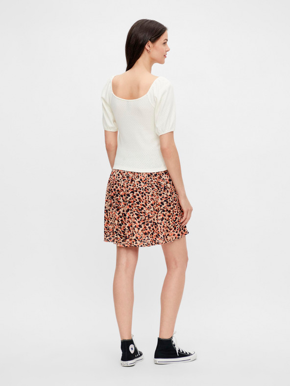 Pieces Μπλούζα με κρεμ μοτίβο Pieces Lucy