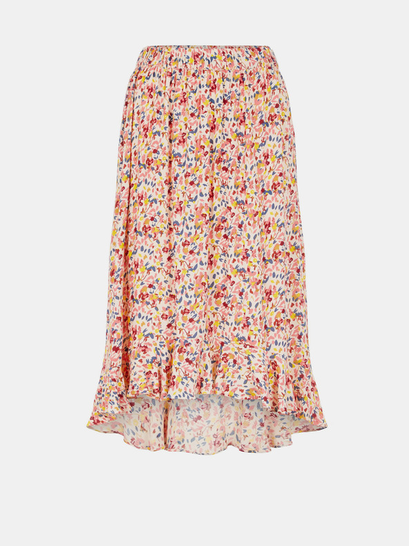 Pieces Ροζ φλοράλ μίντι φούστα Pieces Mayrin