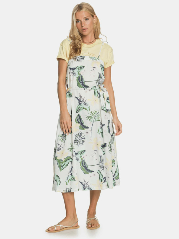 Roxy Λευκό φλοράλ μίντι Roxy