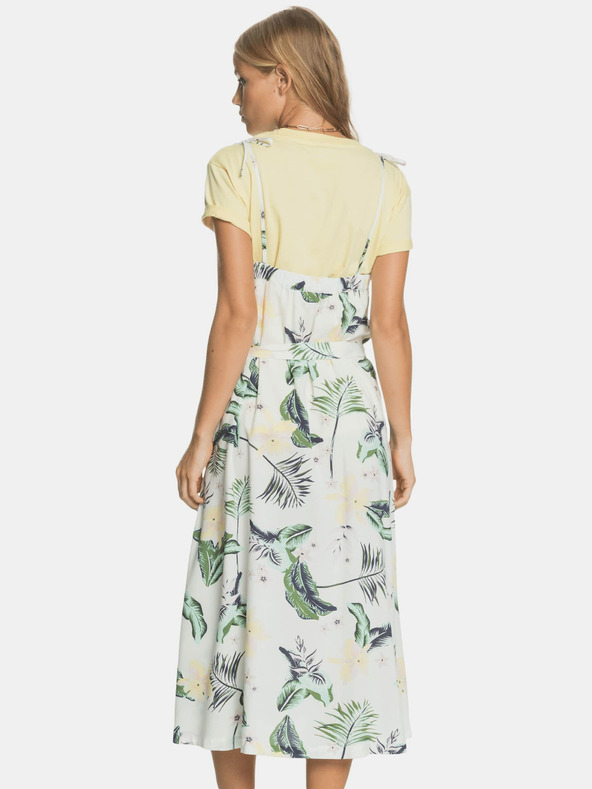 Roxy Λευκό φλοράλ μίντι Roxy