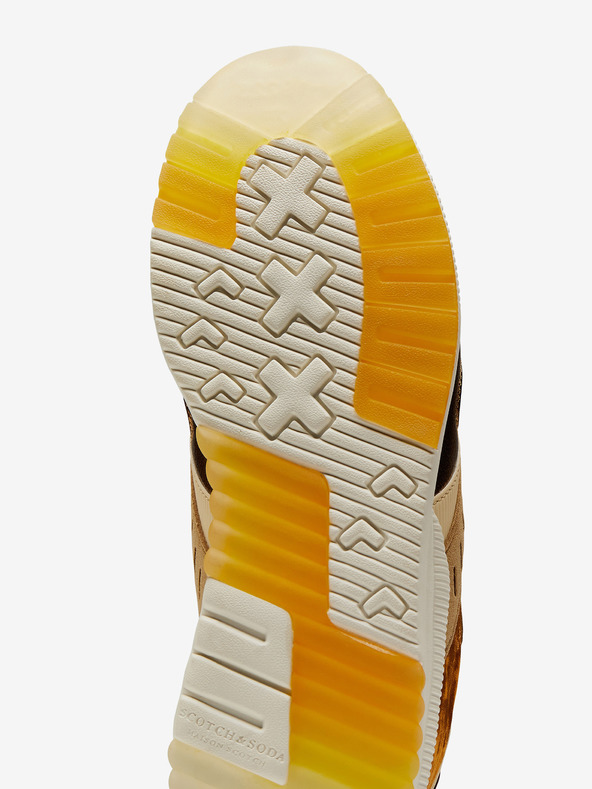 Scotch & Soda Μουστάρδα Γυναικεία αθλητικά παπούτσια Scotch & Soda