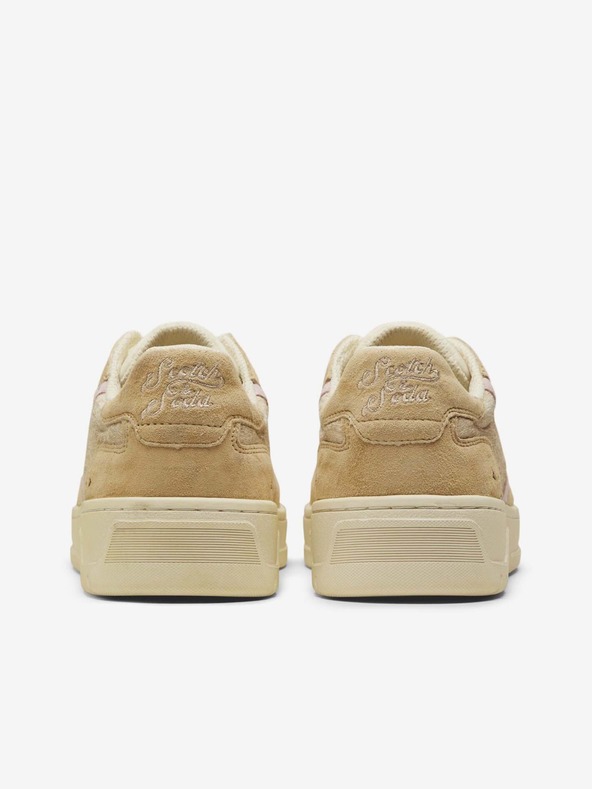 Scotch & Soda Μπεζ γυναικεία αθλητικά παπούτσια Scotch & Soda