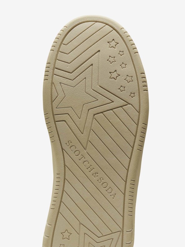 Scotch & Soda Μπεζ γυναικεία αθλητικά παπούτσια Scotch & Soda