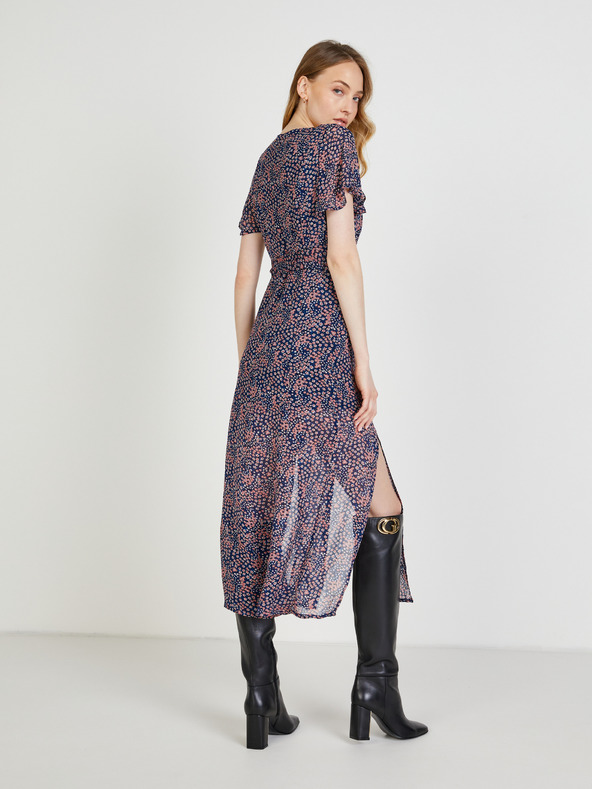 Pepe Jeans Σκούρο μπλε γυναικείο πουκάμισο με σχέδιο midriff slit Pepe Jeans Marilyn