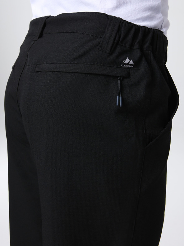 Loap Μαύρο ανδρικό αθλητικό παντελόνι τριών τετάρτων LOAP Uzis
