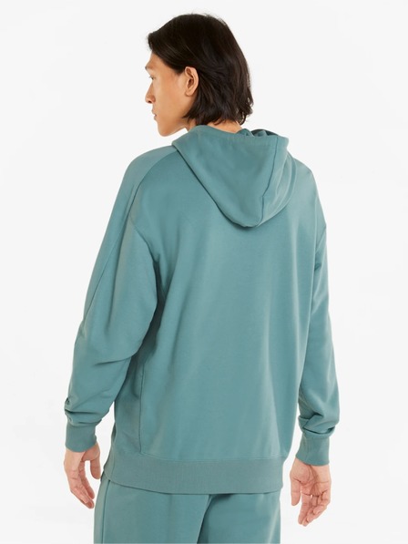 Puma Πετρόλ ανδρικό φούτερ Puma Go For με κουκούλα