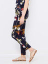 CAMAIEU Σκούρο μπλε φλοράλ παντελόνι CAMAIEU
