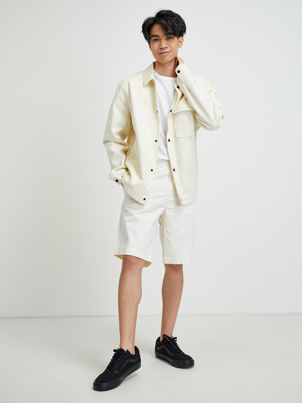 Diesel Diesel Κρεμ ανδρικό σορτς Haty με τσέπες