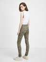 CAMAIEU Χακί παντελόνι στενής εφαρμογής με μοτίβο CAMAIEU