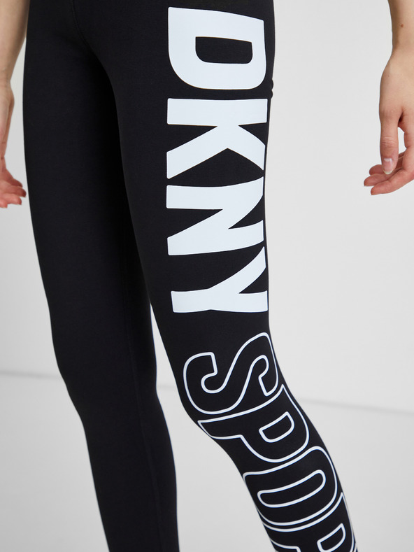 DKNY Μαύρο γυναικείο αθλητικό κολάν DKNY