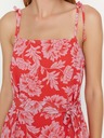 Trendyol Κόκκινο floral strappy μίντι φόρεμα Trendyol