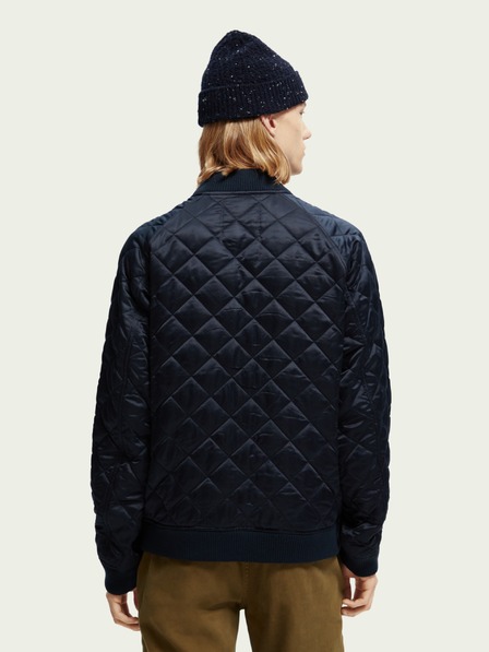 Scotch & Soda Σκούρο μπλε ανδρικό σακάκι με σχέδια Scotch & Soda