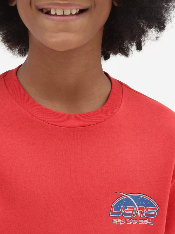 Vans Λευκό και κόκκινο παιδικό μπλουζάκι VANS