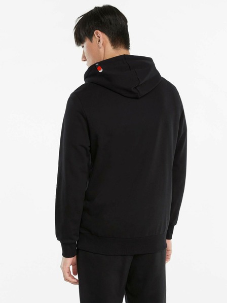 Puma Μαύρο ανδρικό φούτερ Puma AS Graphic Hoodie