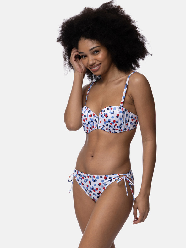 DORINA Λευκό γυναικείο πουά σλιπ μπικίνι DORINA Antibes