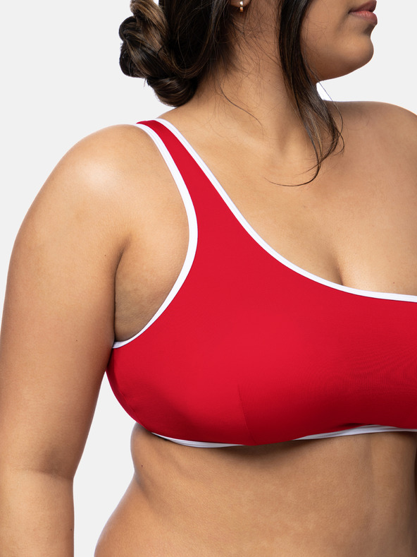 DORINA Κόκκινο γυναικείο τοπ μαγιό DORINA Bandol