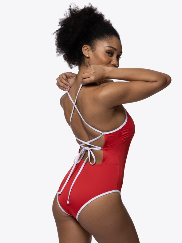 DORINA Κόκκινο γυναικείο ολόσωμο μαγιό DORINA Bandol