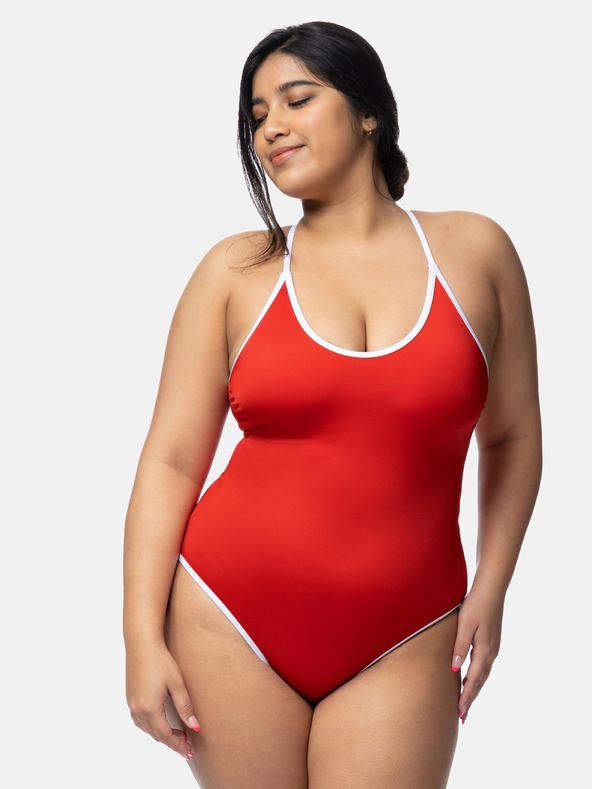 DORINA Κόκκινο γυναικείο ολόσωμο μαγιό DORINA Bandol