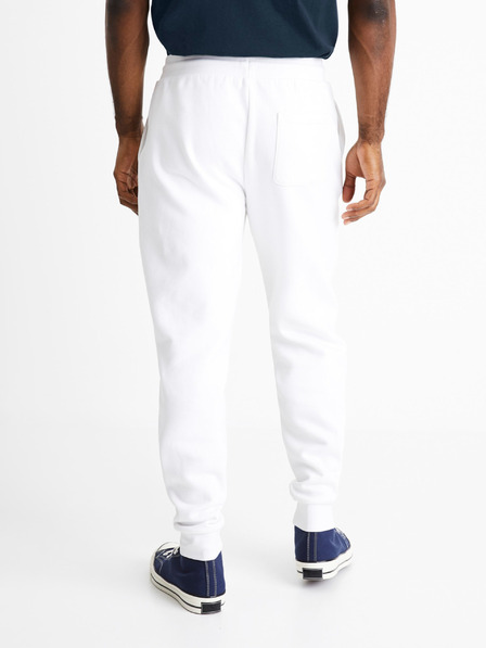 Celio Λευκό παντελόνι φόρμες τρέξιμο Celio Vojoggie