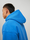 Jack & Jones Μπλε ανδρικό βασικό φούτερ με κουκούλα Jack & Jones Star