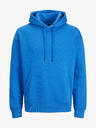 Jack & Jones Μπλε ανδρικό βασικό φούτερ με κουκούλα Jack & Jones Star