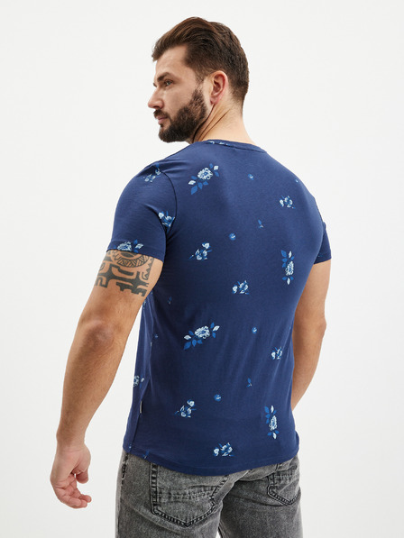 Blend Σκούρο μπλε ανδρικό t-shirt με σχέδιο Blend