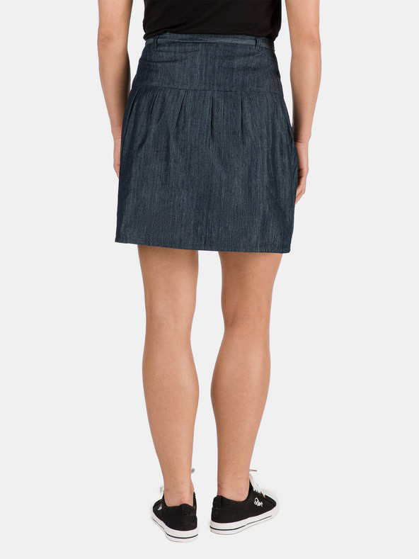 Sam 73 Μπλε σκούρα γυναικεία φούστα από τζιν SAM 73