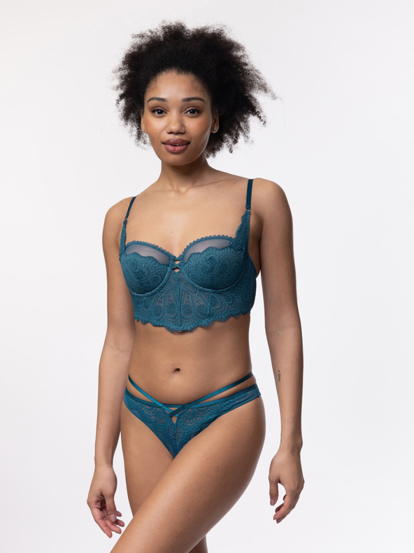 DORINA Petrol Γυναικείο σουτιέν με δαντέλα DORINA Esme