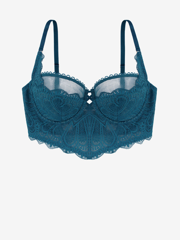 DORINA Petrol Γυναικείο σουτιέν με δαντέλα DORINA Esme