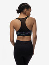 DORINA Μαύρο γυναικείο αθλητικό σουτιέν με σχέδια DORINA Sully