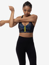 DORINA Μαύρο γυναικείο αθλητικό σουτιέν με σχέδια DORINA Sully