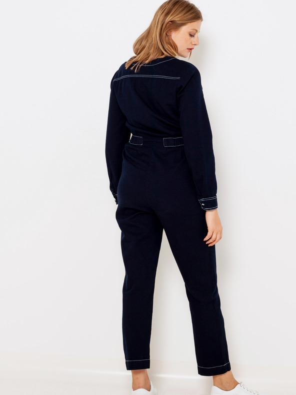 CAMAIEU Γυναικεία ολόσωμη φόρμα σε σκούρο μπλε χρώμα CAMAIEU