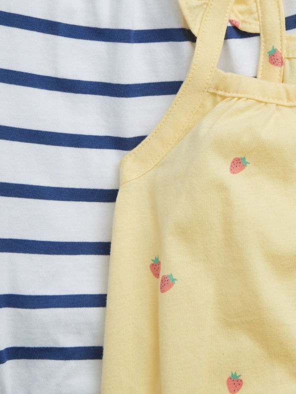 GAP Βρεφικό κορμάκι από οργανικό βαμβάκι, 2 τεμ. GAP