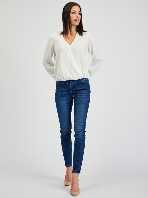 Orsay Λευκή γυναικεία μπλούζα ORSAY