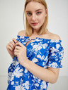 Orsay Μπλε γυναικεία φλοράλ μπλούζα ORSAY