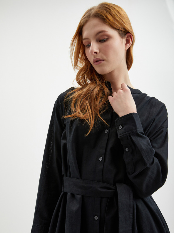 GAP Linen Shirt Midi Dress GAP