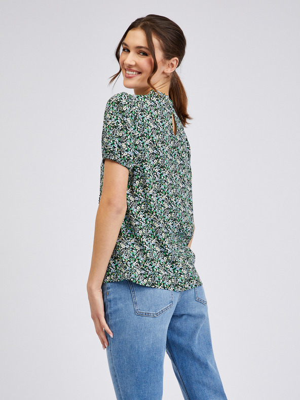Orsay Πράσινη γυναικεία μπλούζα με σχέδιο ORSAY