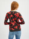 Orsay Κόκκινο και μαύρο γυναικείο φλοράλ φούτερ ORSAY