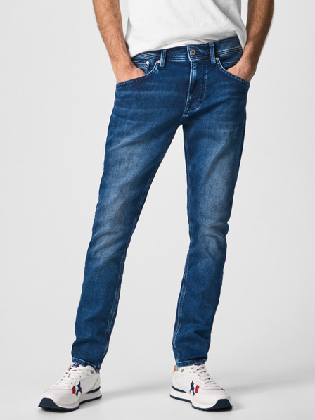 Pepe Jeans Σκούρο μπλε ανδρικό τζιν στενής εφαρμογής Pepe Jeans Track