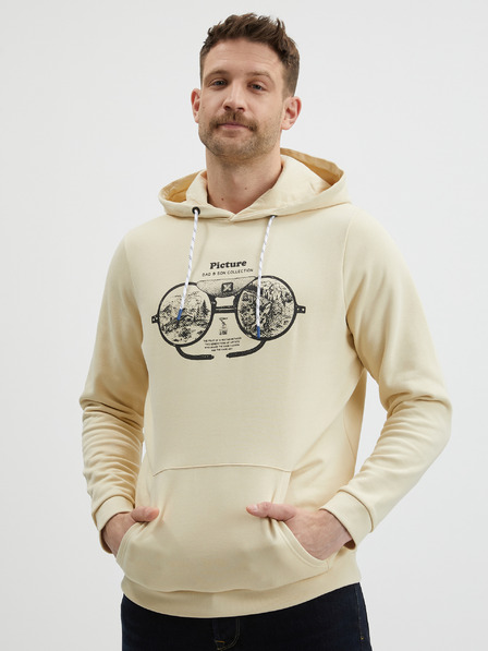 Picture Μπεζ ανδρικό φούτερ Picture Glasses