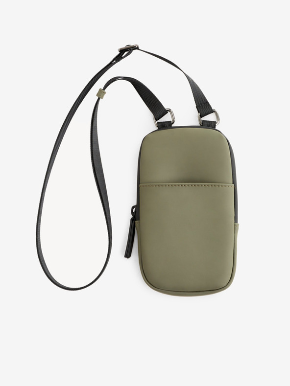 Celio Μικρή ανδρική crossbody τσάντα Celio Dicrobody, χακί χρώματος