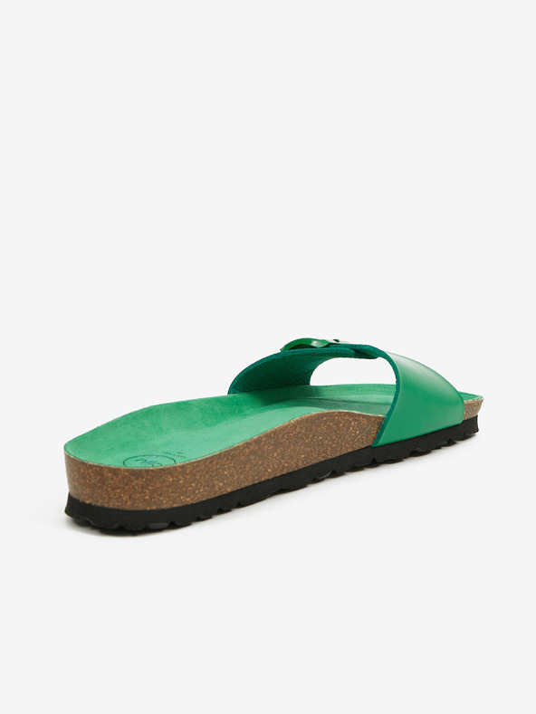 Ojju Πράσινες γυναικείες παντόφλες OJJU