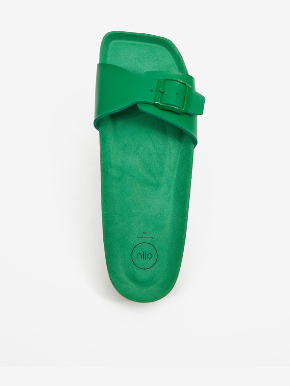 Ojju Πράσινες γυναικείες παντόφλες OJJU