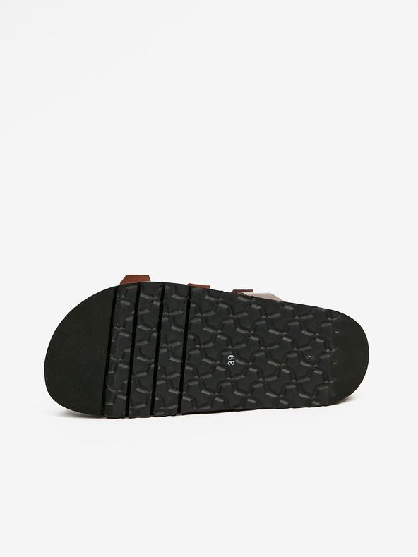 Ojju Μωβ και μπεζ γυναικείες παντόφλες πλατφόρμα OJJU