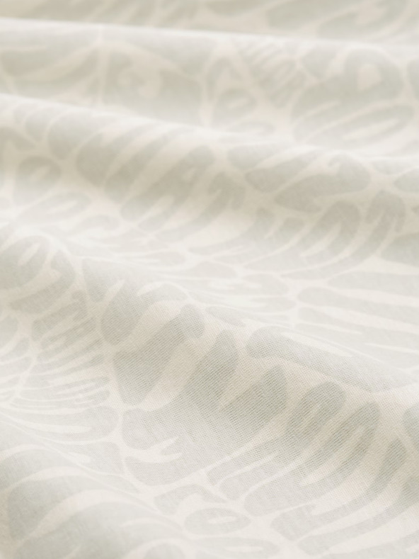 Tom Tailor Denim Κρεμ ανδρικό μοτίβο T-Shirt Tom Tailor Denim