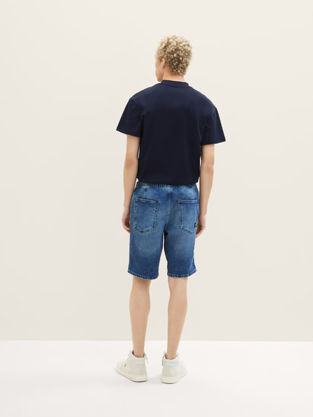 Tom Tailor Denim Μπλε σκούρο ανδρικό τζιν σορτς Tom Tailor Denim