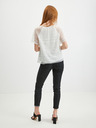 Orsay Λευκή γυναικεία δαντελένια μπλούζα ORSAY