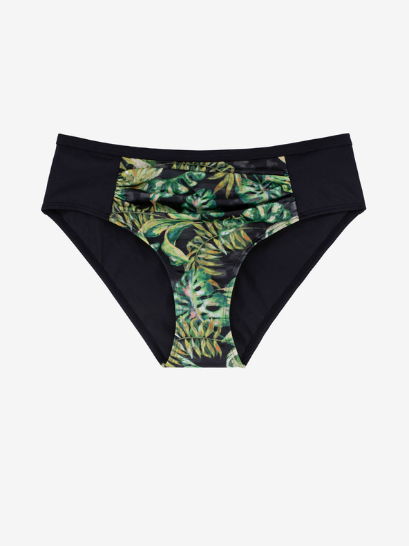 DORINA Πράσινο και μαύρο γυναικείο σλιπ μπικίνι με σχέδια DORINA Kano
