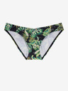 DORINA Μαύρο και πράσινο γυναικείο σλιπ μπικίνι με σχέδιο DORINA Kano