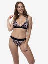 DORINA Ροζ και μαύρο γυναικείο μπικίνι τοπ με σχέδια DORINA Λάγος